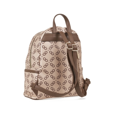 BACKPACK 16-0007565 PU MADE IN CHINA BEIGE