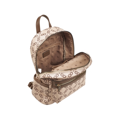 BACKPACK 16-0007565 PU MADE IN CHINA BEIGE
